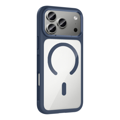 Apple iPhone 17 Pro Kılıf M-Safe Şarj Özellikli Metal Kamera Çerçeveli Zore Tiko Kapak - 7