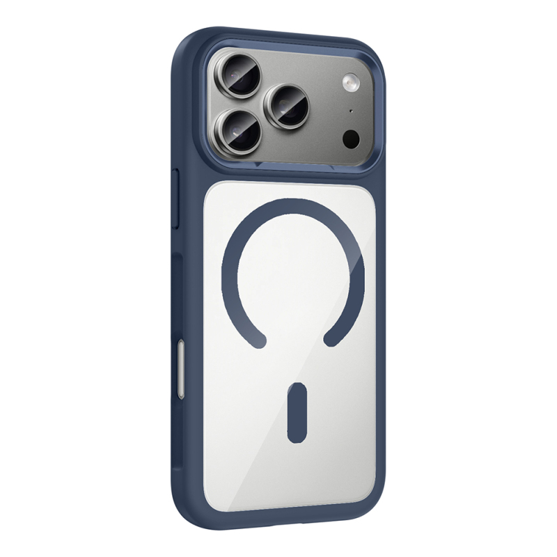 Apple iPhone 17 Pro Kılıf M-Safe Şarj Özellikli Metal Kamera Çerçeveli Zore Tiko Kapak - 7