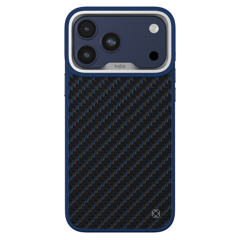 Apple iPhone 17 Pro Kılıf M-safe Şarj Özellikli O-Ring Kajsa Carbon Fiber Serisi Kapak - 2