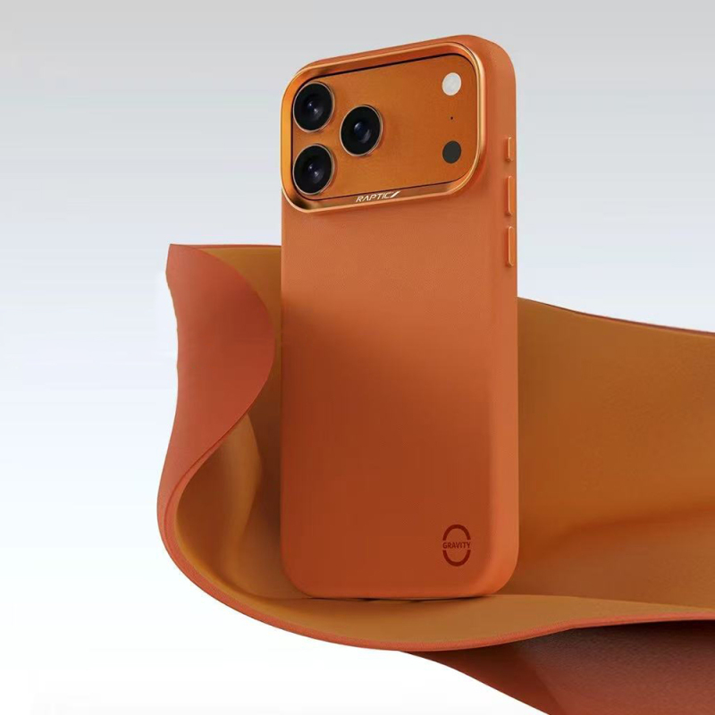 Apple iPhone 17 Pro Kılıf M-Safe Şarj Özellikli Polimerik Deri Raptic Urban Nano Kapak - 19