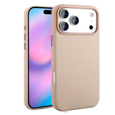 Apple iPhone 17 Pro Kılıf M-safe Şarj Özellikli PU Deri Görünümlü Zore Kupra Kapak - 5