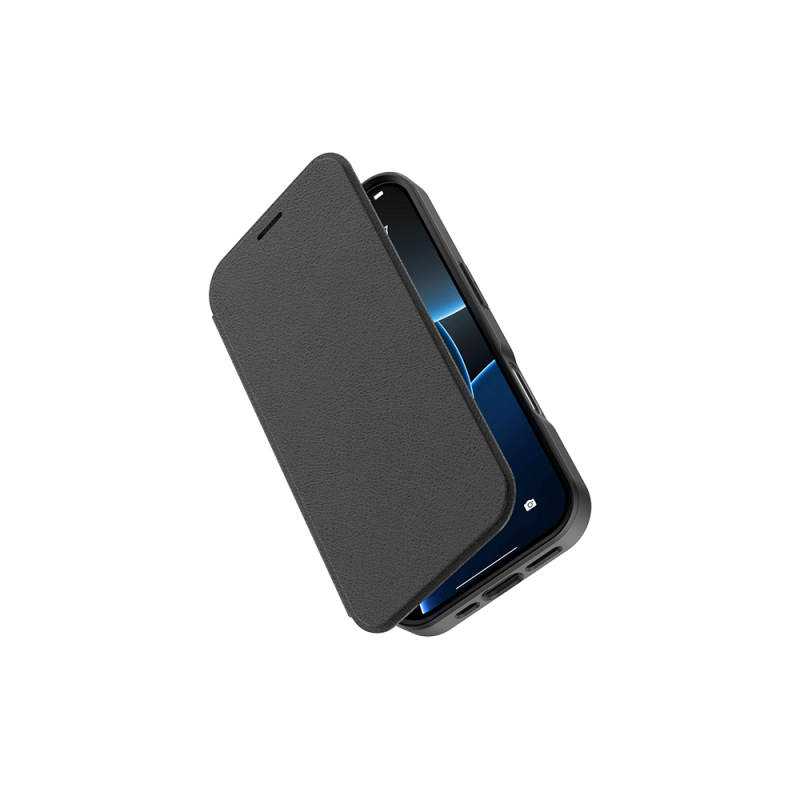 Apple iPhone 17 Pro Kılıf M-Safe Şarj Özellikli Raptic Air Folio Şeffaf Kartlıklı Kapaklı Kılıf - 8
