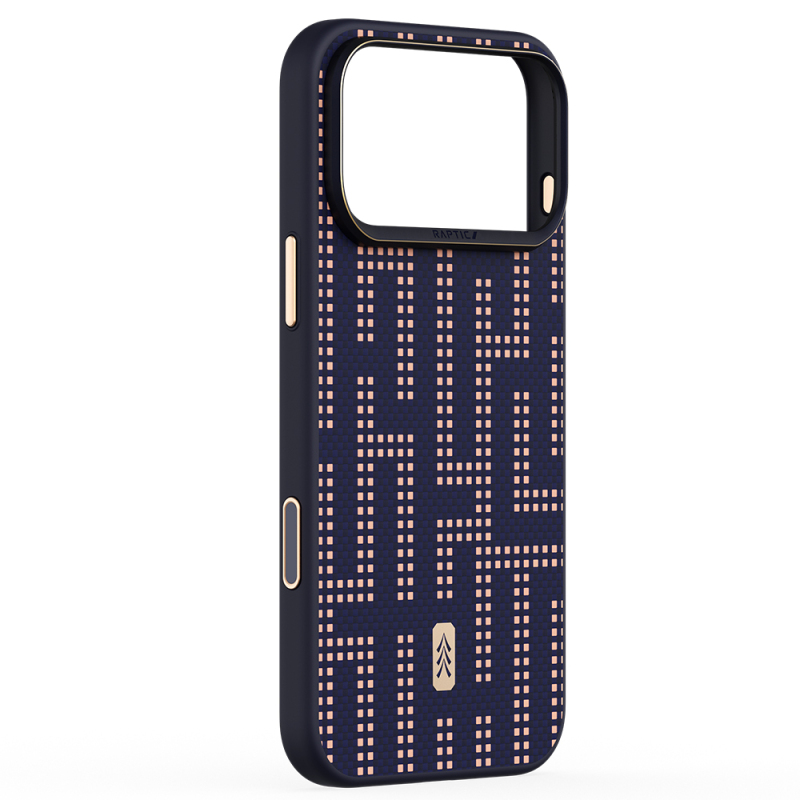 Apple iPhone 17 Pro Kılıf M-safe Şarj Özellikli Raptic Aramid Dual Grid Serisi Kapak - 7