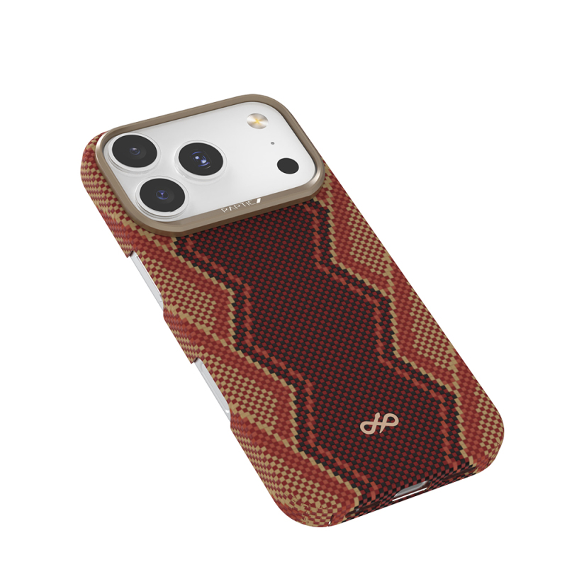 Apple iPhone 17 Pro Kılıf M-safe Şarj Özellikli Raptic Aramid Skin Bionic Serisi Kapak - 3