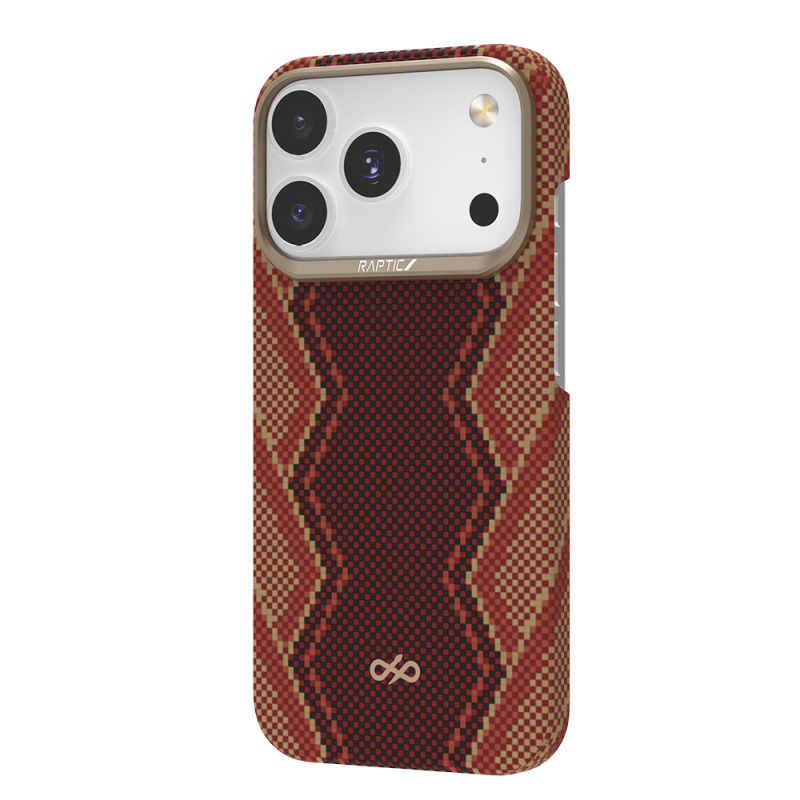 Apple iPhone 17 Pro Kılıf M-safe Şarj Özellikli Raptic Aramid Skin Bionic Serisi Kapak - 5