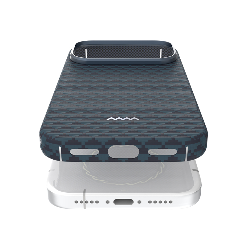 Apple iPhone 17 Pro Kılıf M-safe Şarj Özellikli Raptic Aramid Skin Origin Serisi Kapak - 20
