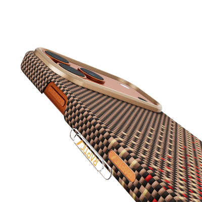 Apple iPhone 17 Pro Kılıf M-safe Şarj Özellikli Raptic Aramid Skin Serenity Serisi Kapak - 7