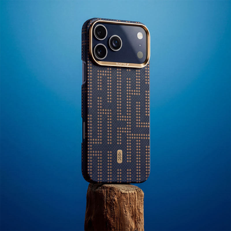 Apple iPhone 17 Pro Kılıf M-safe Şarj Özellikli Raptic Aramid Skin Serisi Kapak - 19