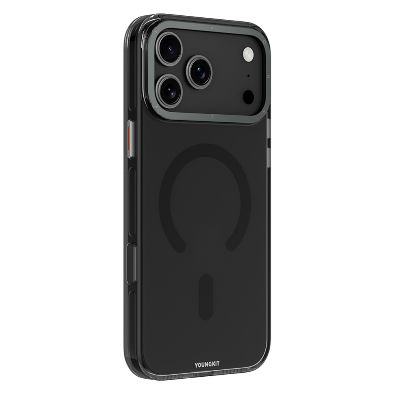 Apple iPhone 17 Pro Kılıf M-safe Şarj Özellikli Şeffaf Youngkit Crystal Shield Serisi Kapak - 5