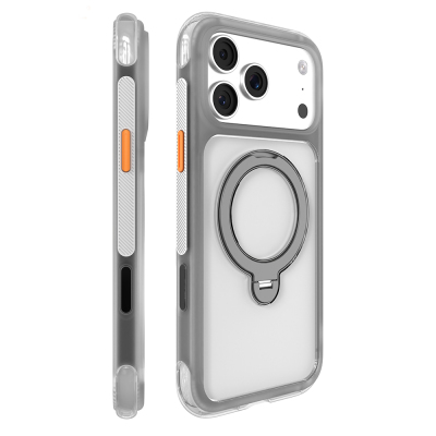 Apple iPhone 17 Pro Kılıf M-safe Şarj Özellikli Standlı Airbag Tasarımlı Mutural Air Shield Serisi Kapak - 2
