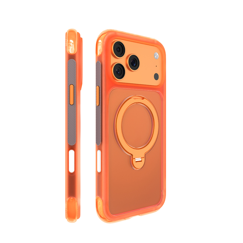 Apple iPhone 17 Pro Kılıf M-safe Şarj Özellikli Standlı Airbag Tasarımlı Mutural Air Shield Serisi Kapak - 3