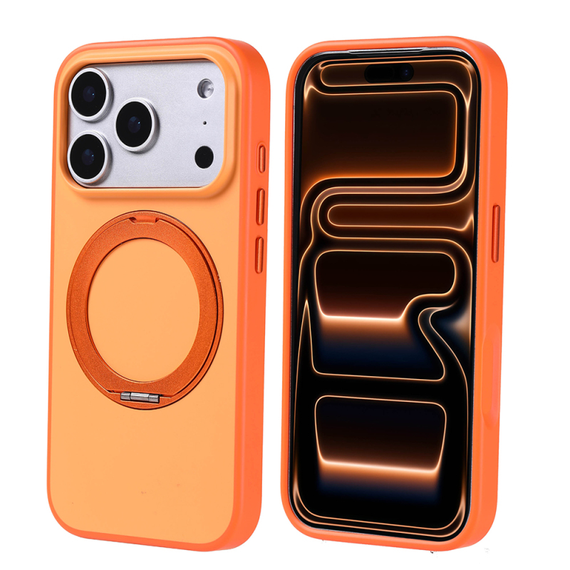 Apple iPhone 17 Pro Kılıf M-Safe Şarj Özellikli Standlı Zore Proton Silikon Kapak - 3