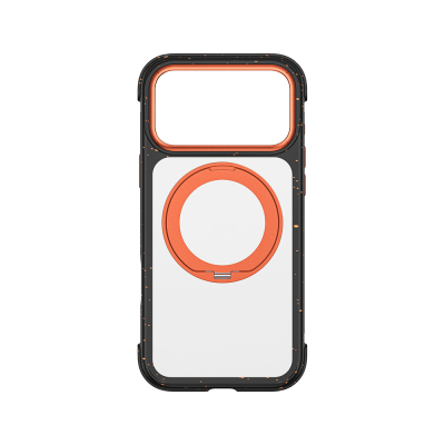 Apple iPhone 17 Pro Kılıf M-safe Şarj Özellikli Wiwu AA-203 AeroArmor Ultra Serisi Airbag Tasarımlı Standlı Kapak - 7
