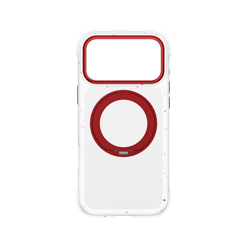 Apple iPhone 17 Pro Kılıf M-safe Şarj Özellikli Wiwu AA-203 AeroArmor Ultra Serisi Airbag Tasarımlı Standlı Kapak - 12