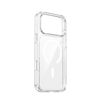 Apple iPhone 17 Pro Kılıf M-safe Şarj Özellikli Wiwu CS-202 Crystal Shield Pro Serisi Anti Yellowing Sert PC Kapak - 6