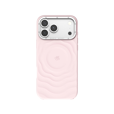 Apple iPhone 17 Pro Kılıf M-safe Şarj Özellikli Wiwu Magic Merry Blossom Drift Serisi Kapak - 5