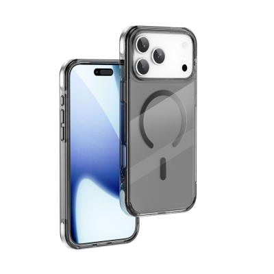 Apple iPhone 17 Pro Kılıf M-safe Şarj Özellikli Wiwu MCC-702 Titanyum Pro Serisi Sert PC Kapak - 3