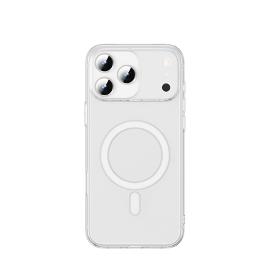 Apple iPhone 17 Pro Kılıf M-safe Şarj Özellikli Wiwu YXK-207 Invisible Pro Sert PC Kapak - 4