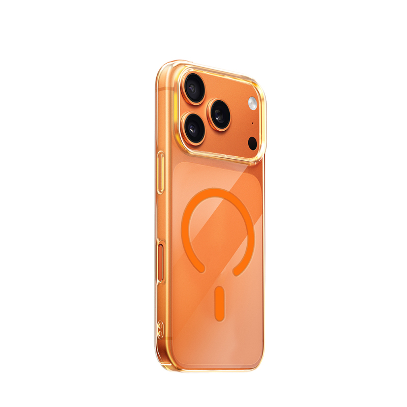 Apple iPhone 17 Pro Kılıf M-safe Şarj Özellikli Wiwu YXK-207 Invisible Pro Sert PC Kapak - 4