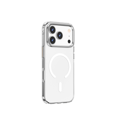 Apple iPhone 17 Pro Kılıf M-safe Şarj Özellikli Wiwu YXK-208 Invisible Ultra Sert PC Kapak - 3