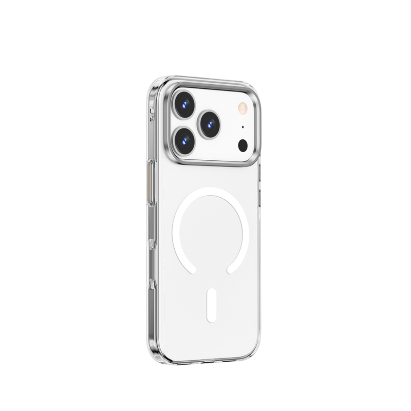 Apple iPhone 17 Pro Kılıf M-safe Şarj Özellikli Wiwu YXK-208 Invisible Ultra Sert PC Kapak - 3
