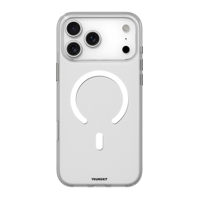 Apple iPhone 17 Pro Kılıf M-safe Şarj Özellikli Youngkit Clear Serisi Kapak - 2