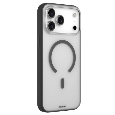 Apple iPhone 17 Pro Kılıf M-safe Şarj Özellikli Youngkit Clear Serisi Kapak - 6