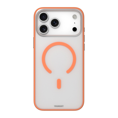 Apple iPhone 17 Pro Kılıf M-safe Şarj Özellikli Youngkit Clear Serisi Kapak - 4