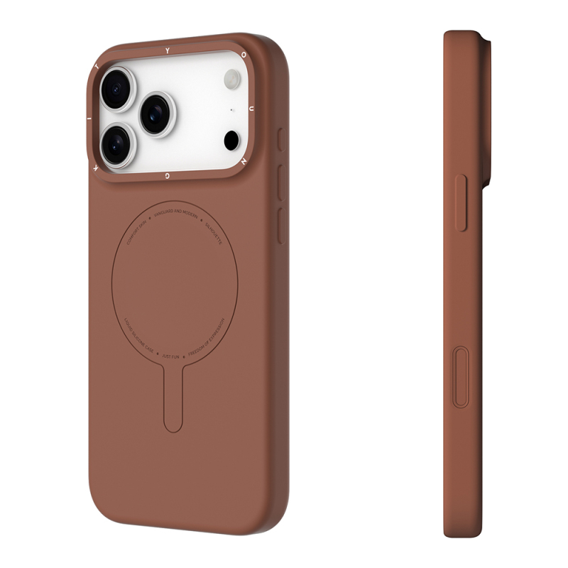 Apple iPhone 17 Pro Kılıf M-Safe Şarj Özellikli Youngkit Morandi Serisi Kapak - 12