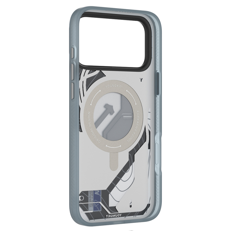 Apple iPhone 17 Pro Kılıf M-safe Şarj Özellikli Youngkit Starship Serisi Kapak - 17