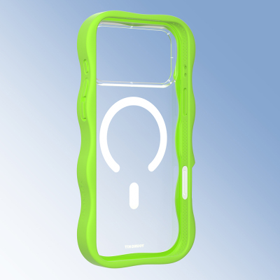 Apple iPhone 17 Pro Kılıf M-safe Şarj Özellikli Youngkit Wave Clear Serisi Kapak - 12