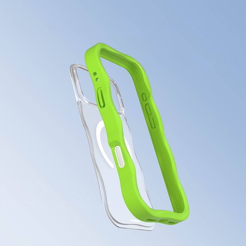 Apple iPhone 17 Pro Kılıf M-safe Şarj Özellikli Youngkit Wave Matte Serisi Kapak - 17