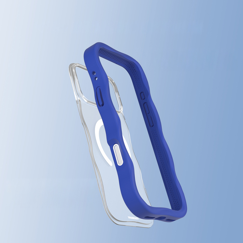 Apple iPhone 17 Pro Kılıf M-safe Şarj Özellikli Youngkit Wave Matte Serisi Kapak - 18