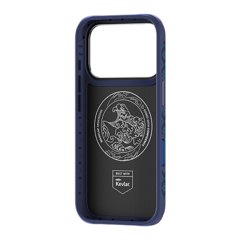 Apple iPhone 17 Pro Kılıf M-Safe Şarj Özellikli Yükseltilmiş Kamera Çerçeveli Benks ArmorGrid ArmorEdge X9 Serisi Kevlar Karbon Kapak - 5