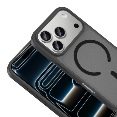 Apple iPhone 17 Pro Kılıf M-safe Şarj Özellikli Zore Babet Kapak - 16