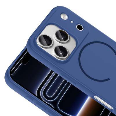 Apple iPhone 17 Pro Kılıf M-safe Şarj Özellikli Zore Meta Kapak - 16