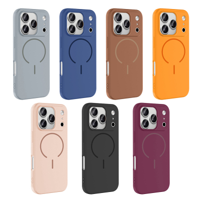 Apple iPhone 17 Pro Kılıf M-safe Şarj Özellikli Zore Meta Kapak - 23