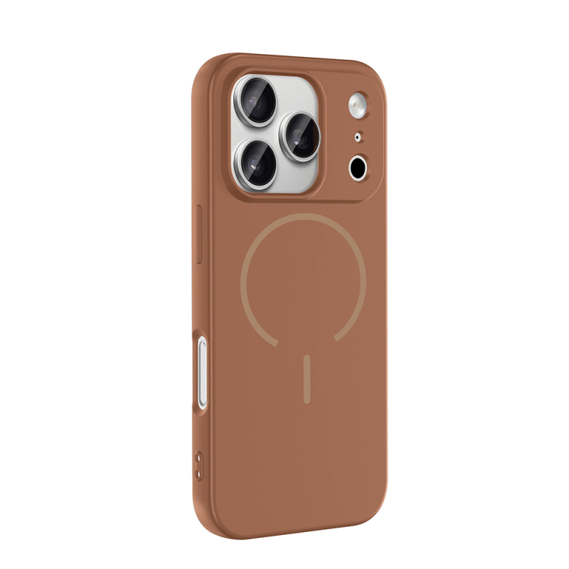 Apple iPhone 17 Pro Kılıf M-safe Şarj Özellikli Zore Meta Kapak - 10