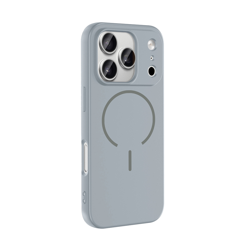 Apple iPhone 17 Pro Kılıf M-safe Şarj Özellikli Zore Meta Kapak - 14