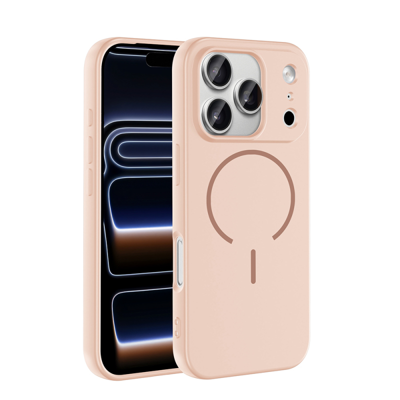 Apple iPhone 17 Pro Kılıf M-safe Şarj Özellikli Zore Meta Kapak - 4