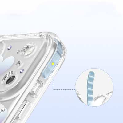Apple iPhone 17 Pro Kılıf M-Safe Şarj Özellikli Zore Paris Elvo Sert PC Kapak - 10