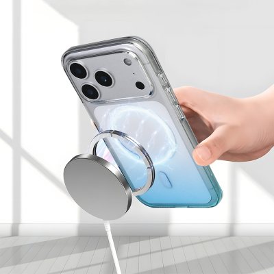 Apple iPhone 17 Pro Kılıf M-Safe Şarj Özellikli Zore Septik Silikon Kapak - 16