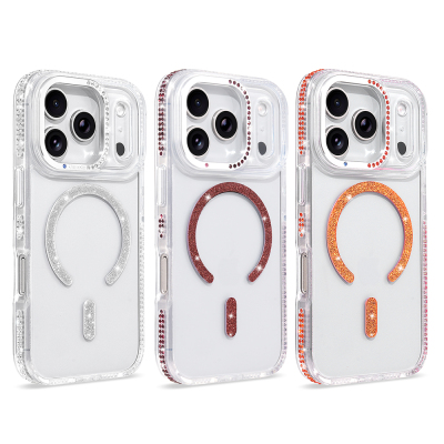 Apple iPhone 17 Pro Kılıf M-safe Şarj Özellikli Zore Tera Silikon Kapak - 8