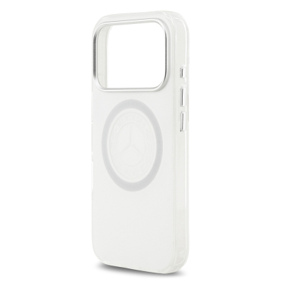 Apple iPhone 17 Pro Kılıf Mercedes Benz Orjinal Lisanslı M-safe Şarj Özellikli Buzlu PC Nostaljik Yıldız Dizayn Kapak - 14