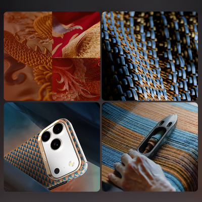 Apple iPhone 17 Pro Kılıf Raptic 2in1 Bundle Kit Aramid Skin Destiny Serisi Stand ve Kapak - 7