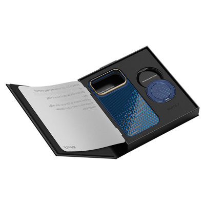 Apple iPhone 17 Pro Kılıf Raptic 2in1 Bundle Kit Aramid Skin Serenity Serisi Stand ve Kapak - 15