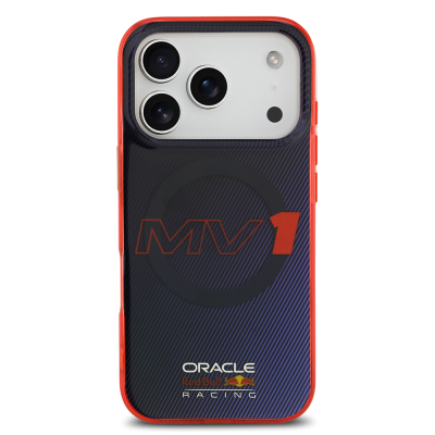 Apple iPhone 17 Pro Kılıf Redbull Orjinal Lisanslı M-safe Şarj Özellikli Çift Katmanlı Çizgi Desenli Sert PC MV Kapak - 4