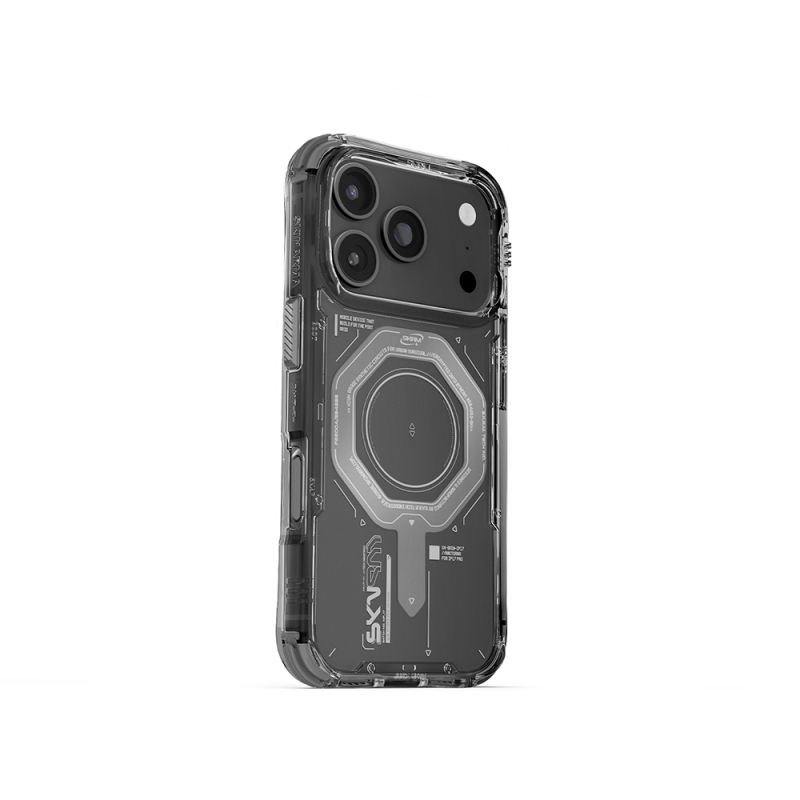 Apple iPhone 17 Pro Kılıf SkinArma M-safe Şarj Özellikli Airbag Tasarımlı Magma Kapak - 1