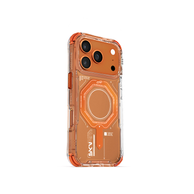 Apple iPhone 17 Pro Kılıf SkinArma M-safe Şarj Özellikli Airbag Tasarımlı Magma Kapak - 3