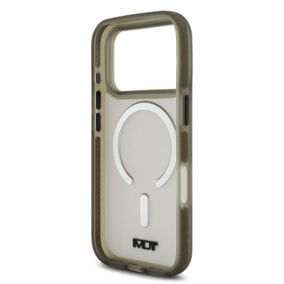 Apple iPhone 17 Pro Kılıf TUMI Orjinal Lisanslı M-safe Şarj Özellikli Buzlu Transparan Kapak - 9